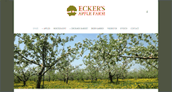 Desktop Screenshot of eckersapplefarm.com