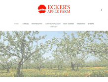 Tablet Screenshot of eckersapplefarm.com
